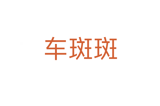 车斑斑